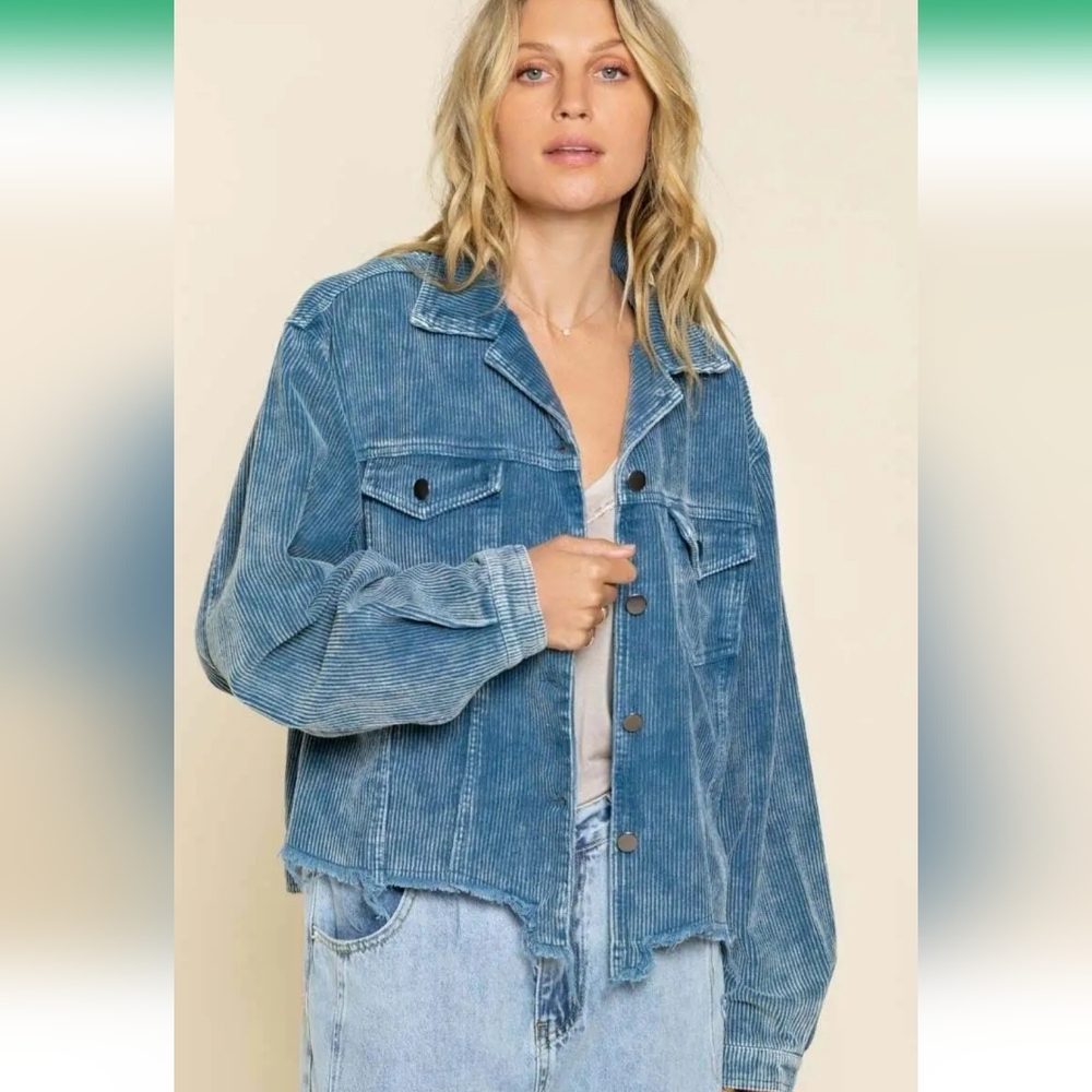 POL Basic Vintage Corduroy  Jacket